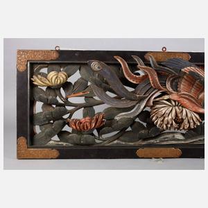 Geschnitzte Supraporta