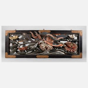 Geschnitzte Supraporta