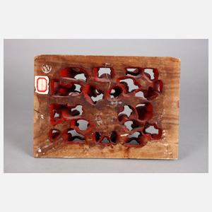 Geschnitzte Wandplatte