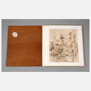 Album mit Tuschzeichnungen