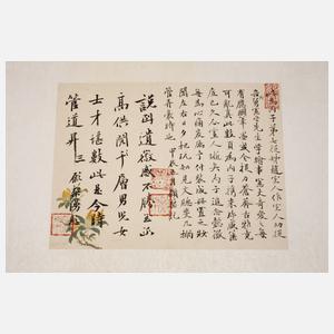 Album mit Tuschzeichnungen