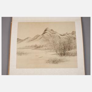 Album mit Tuschzeichnungen