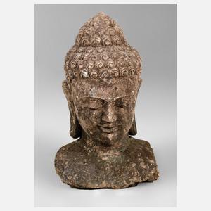 Gartenplastik Buddha