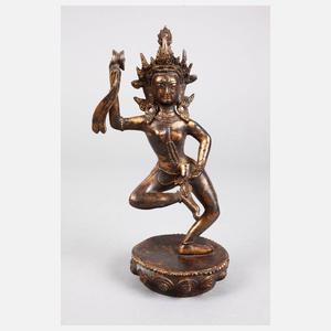 Bronzeplastik Dakini