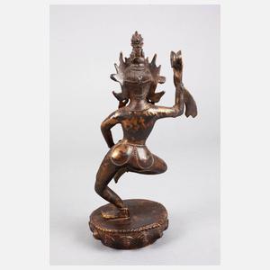 Bronzeplastik Dakini