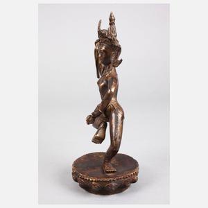 Bronzeplastik Dakini