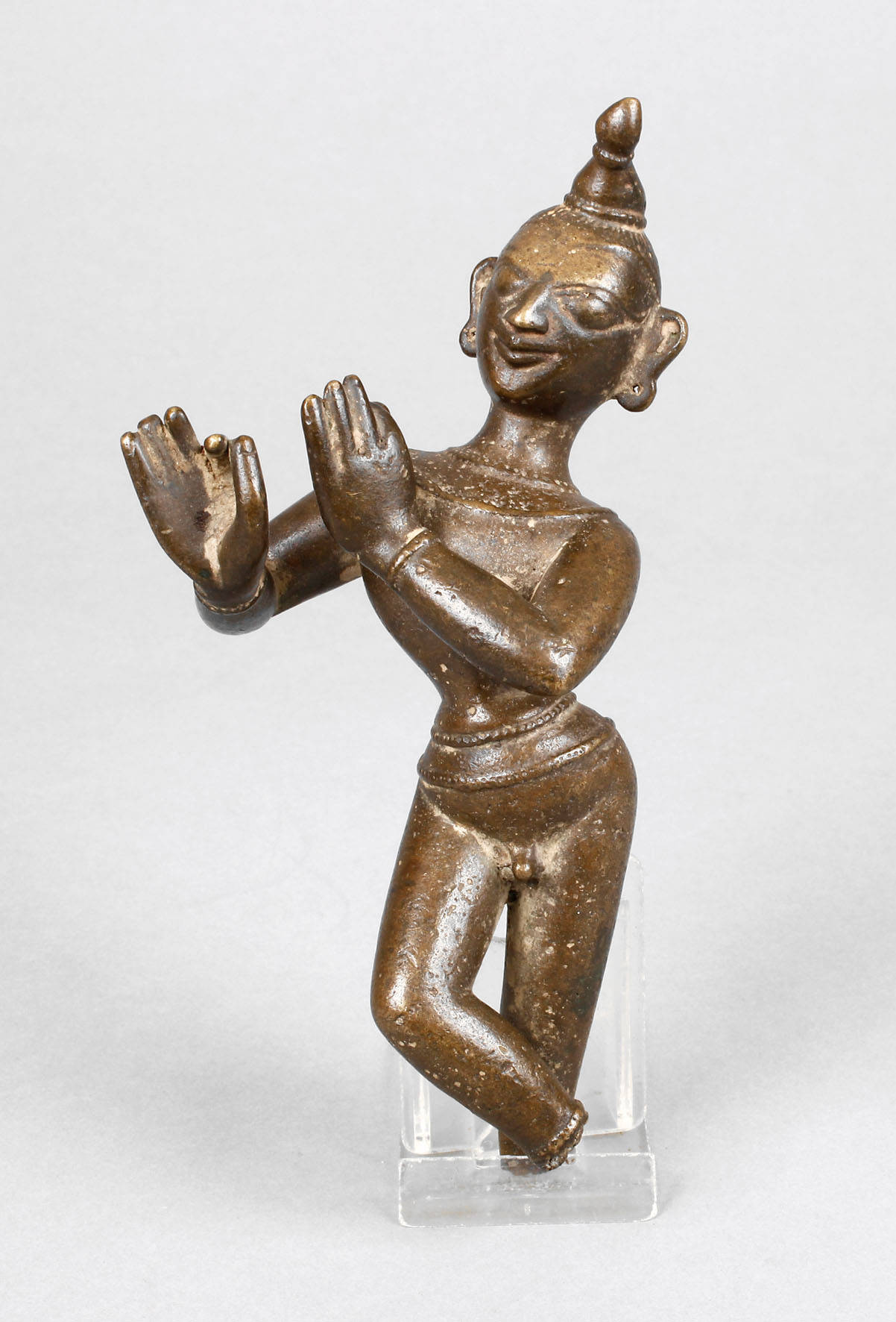 Bronzeplastik Krishna