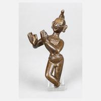 Bronzeplastik Krishna111