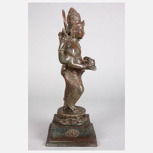 Bronzeplastik Kubera