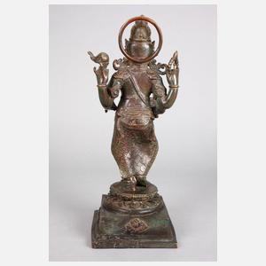 Bronzeplastik Kubera