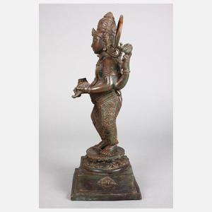 Bronzeplastik Kubera