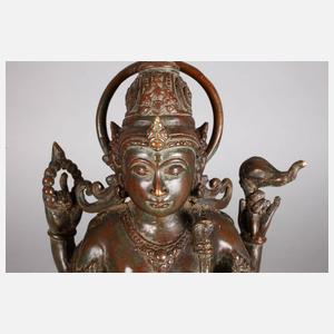 Bronzeplastik Kubera