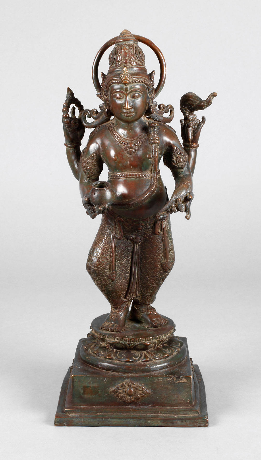 Bronzeplastik Kubera