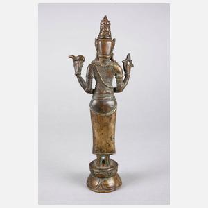 Bronzeplastik Vishnu