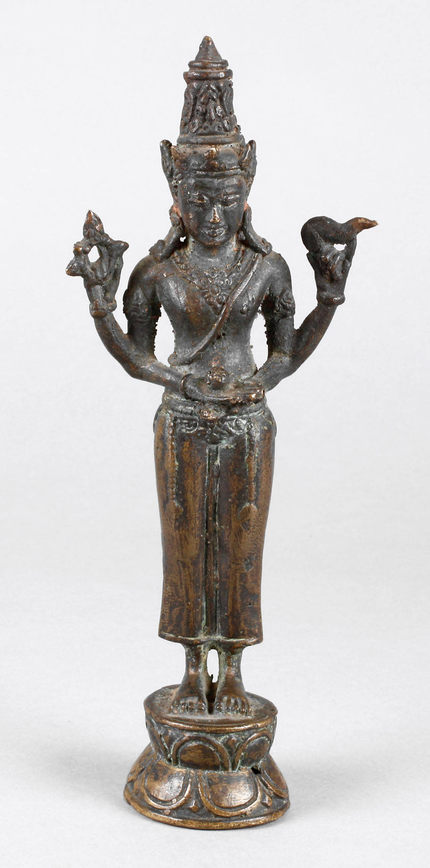Bronzeplastik Vishnu