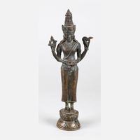 Bronzeplastik Vishnu111