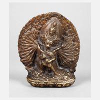 Bronzeplastik Yamantaka111