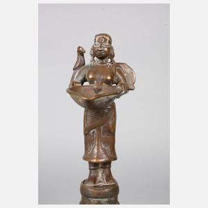 Figürliche Öllampe