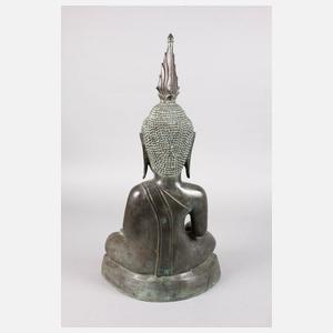 Große Bronzeplastik Buddha