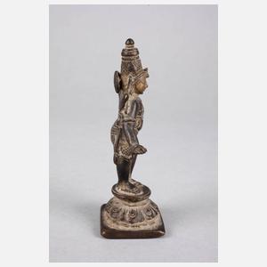 Kleine Bronzeplastik Rama