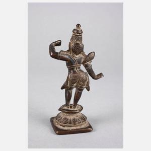 Kleine Bronzeplastik Rama