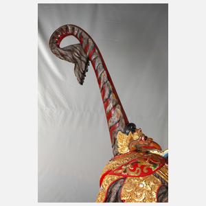 Großer geschnitzter Barong