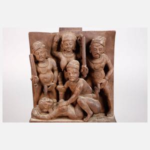 Erotische Schnitzerei