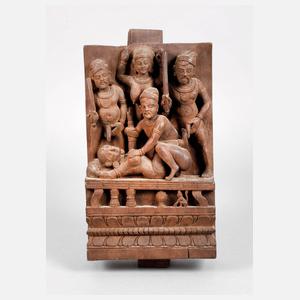 Erotische Schnitzerei