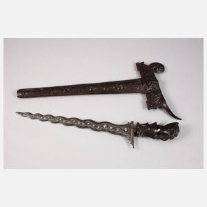 Großes Konvolut außereuropäischer Waffen