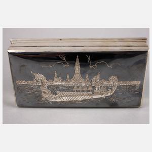 Zigarettendose Silber