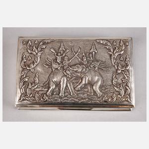 Zigarettenetui Silber