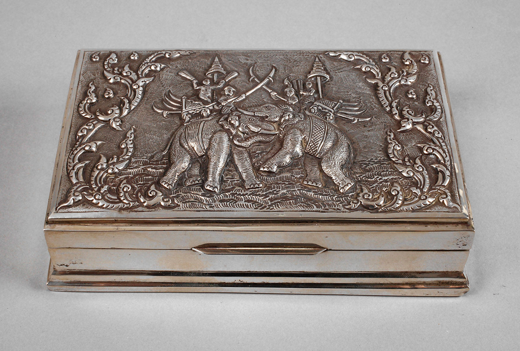 Zigarettenetui Silber