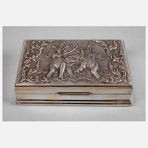 Zigarettenetui Silber