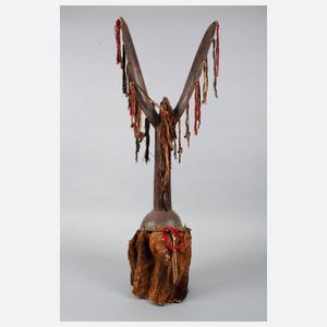 Tanzaufsatz Tiermaske der Gurunsi