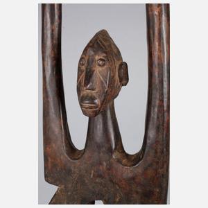 Tanzaufsatzmaske mit figürlichem Aufsatz