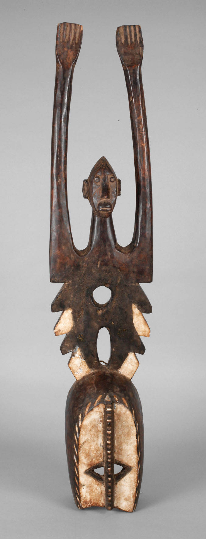 Tanzaufsatzmaske mit figürlichem Aufsatz