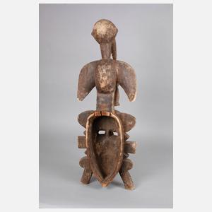 Übergroße Aufsatzmaske der Senufo