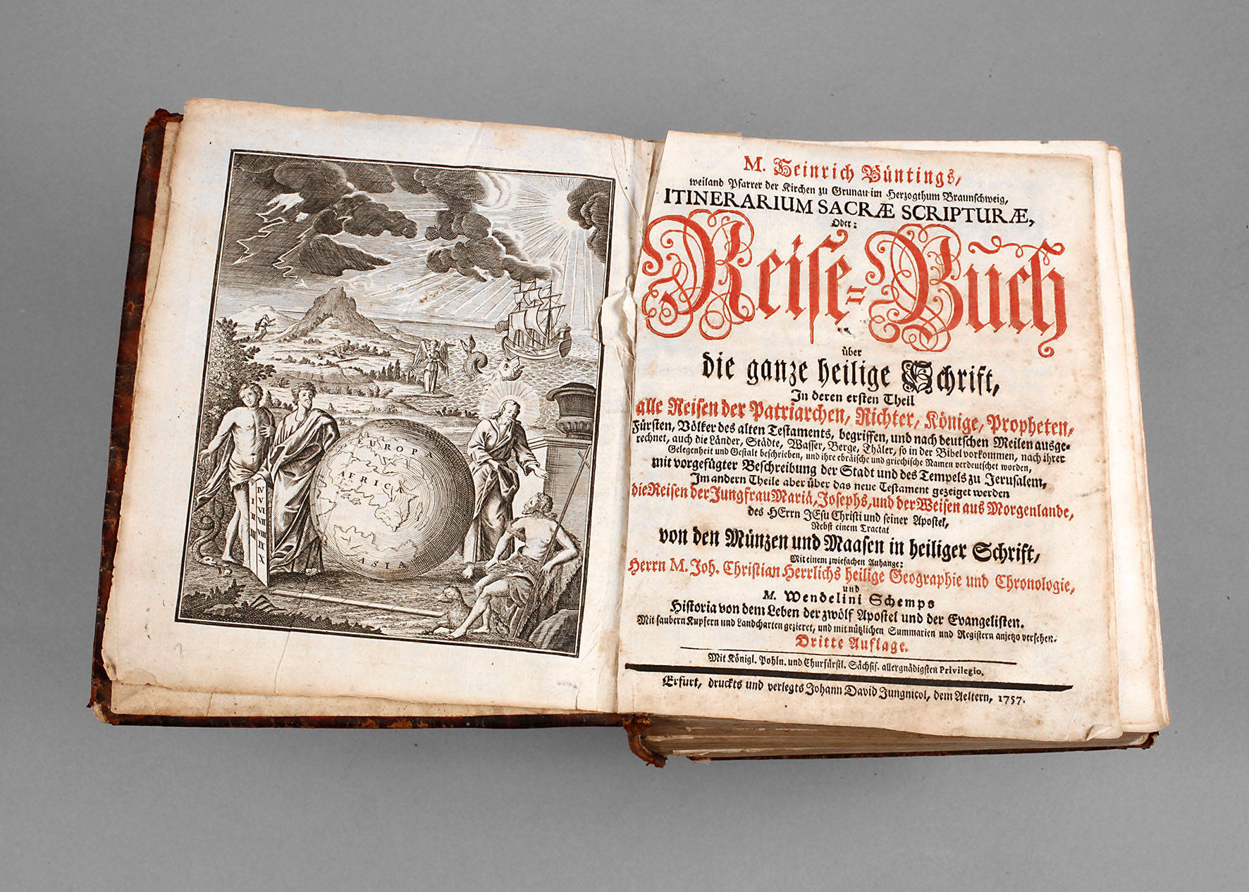 Büntings Reisebuch der Heiligen Schrift 1757