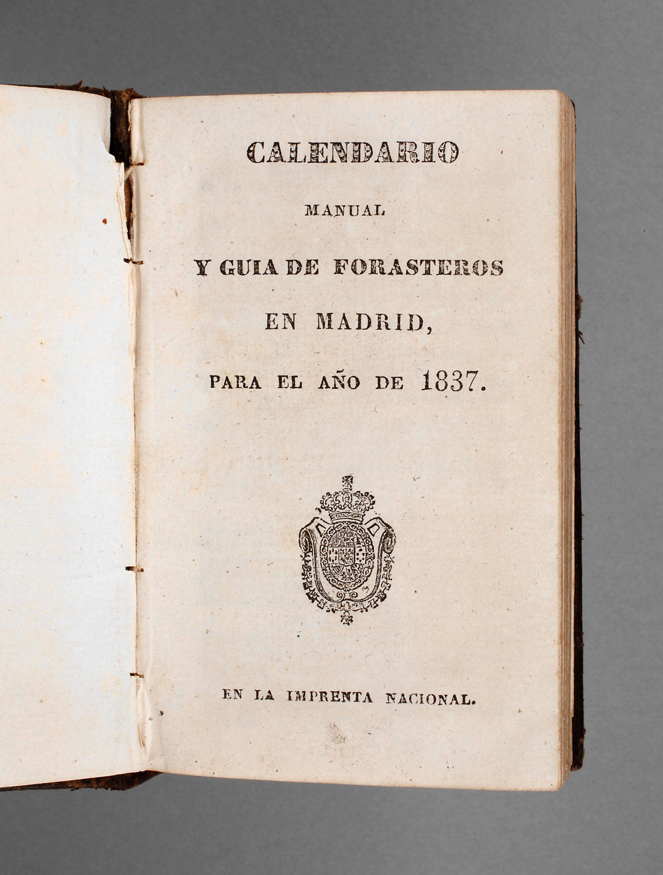 Calendario manual y guia de Forasteros
