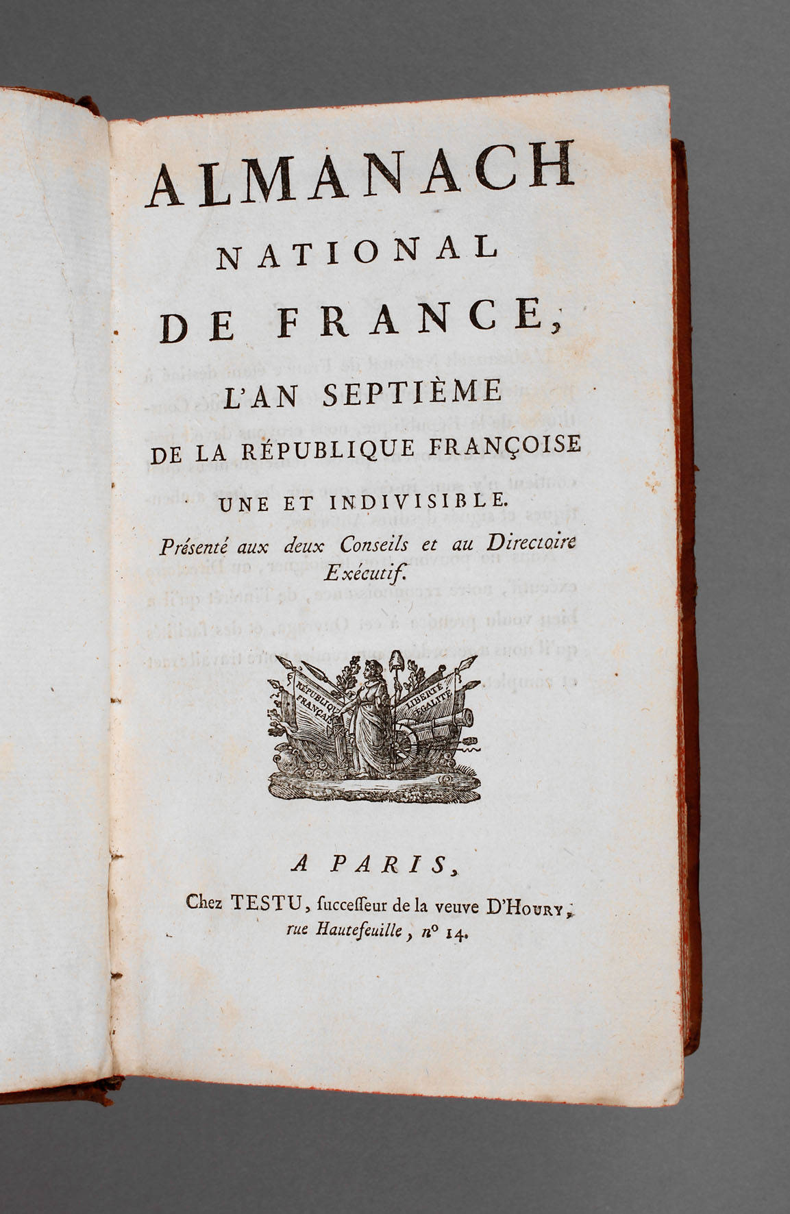 Almanach National de France 1799