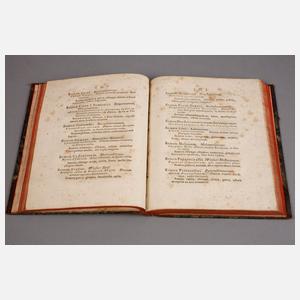 Arzneibuch Pharmacopoea Borussica 1799
