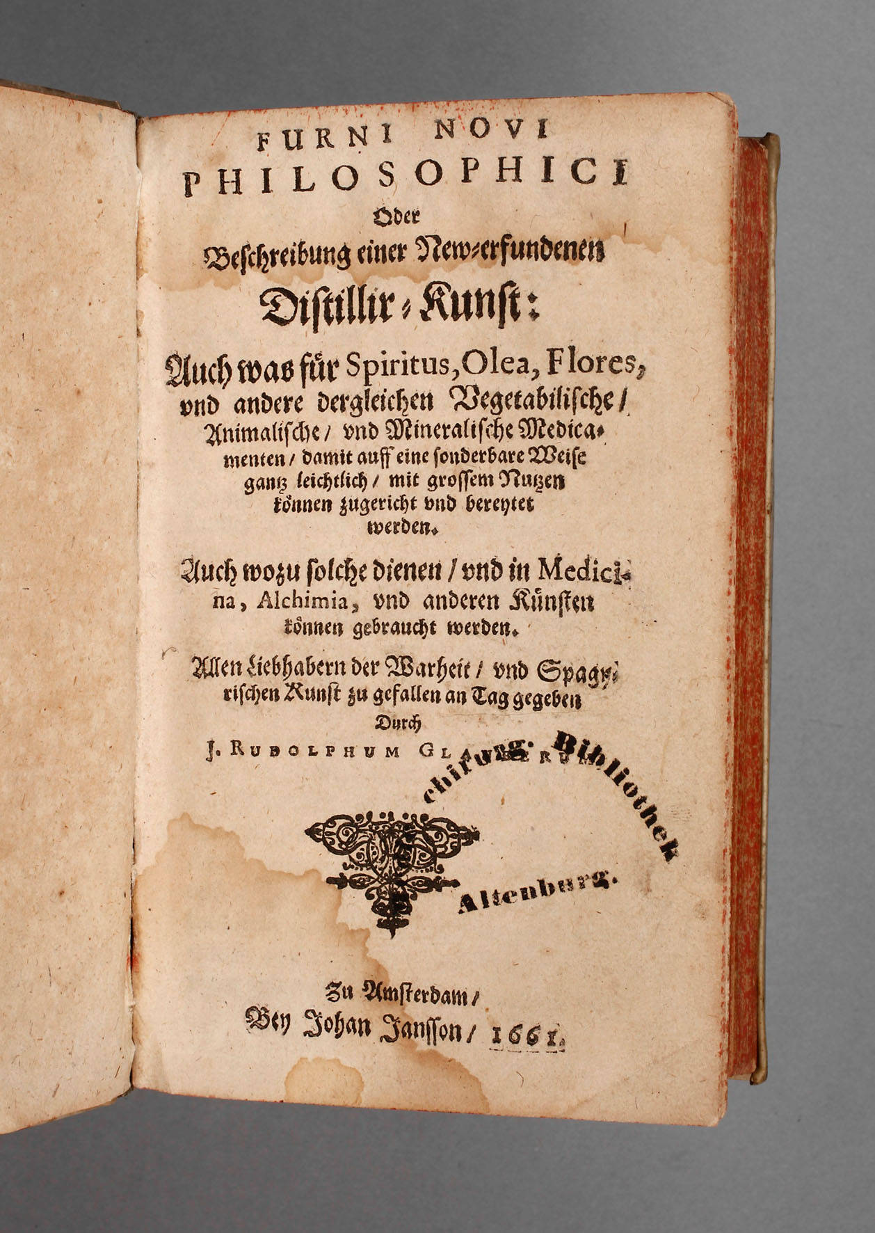 Glaubers Furni novi philosophici 1661
