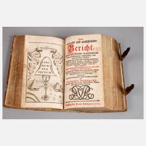 Sammlung medizinischer Bücher der 1. Hälfte des 18. Jhs.