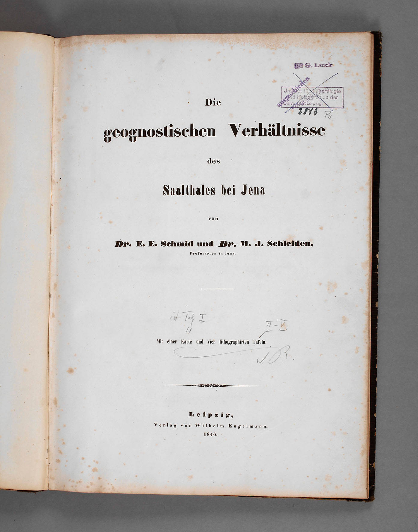 Geognostische Abhandlung Jena 1846