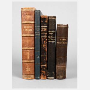 Kleine botanische Bibliothek 19. Jahrhundert