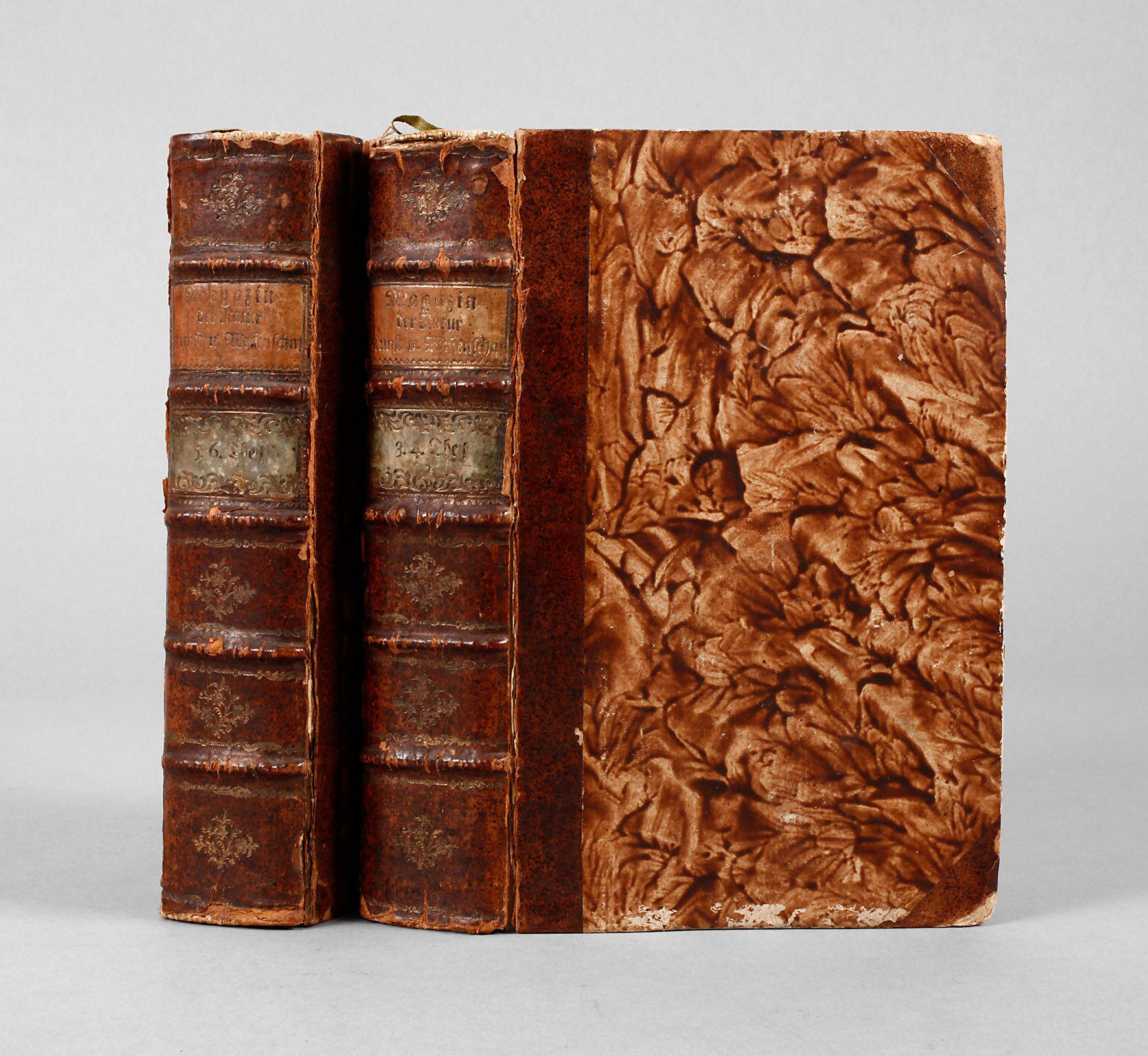 Paar Fachbücher Naturwissenschaft 1754