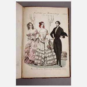 Modebilder zur Theaterzeitung aus Paris