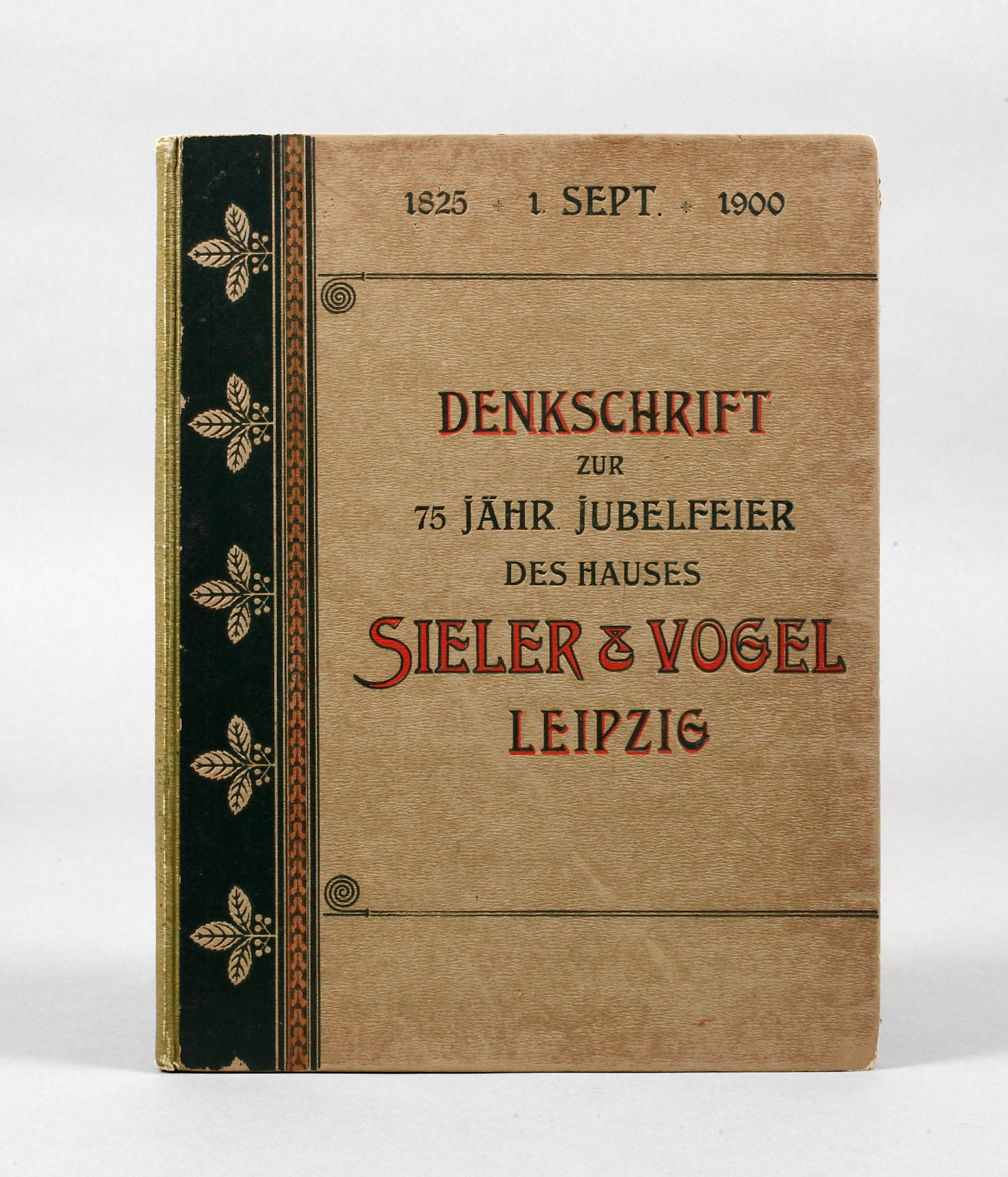 Denkschrift Papiergeschäft Sieler & Vogel