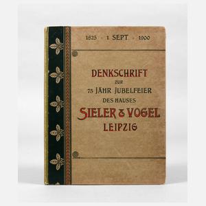 Denkschrift Papiergeschäft Sieler & Vogel