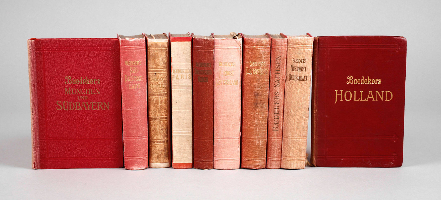 Konvolut Baedecker Reiseführer